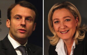 Emmanuel Macron and Marine Le Pen.Foto: Wikimedia Commons.