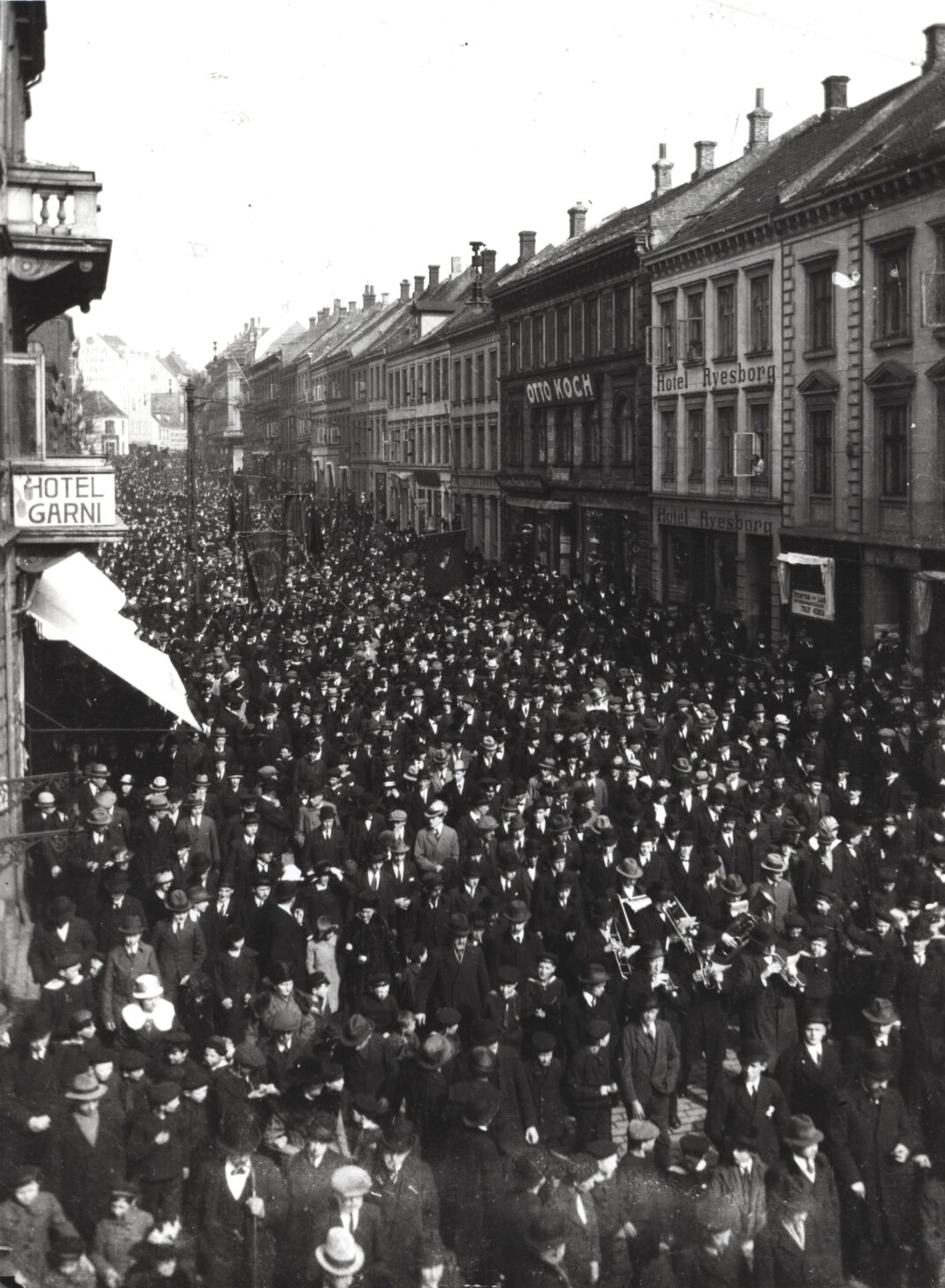 Demonstration i Århus 1920